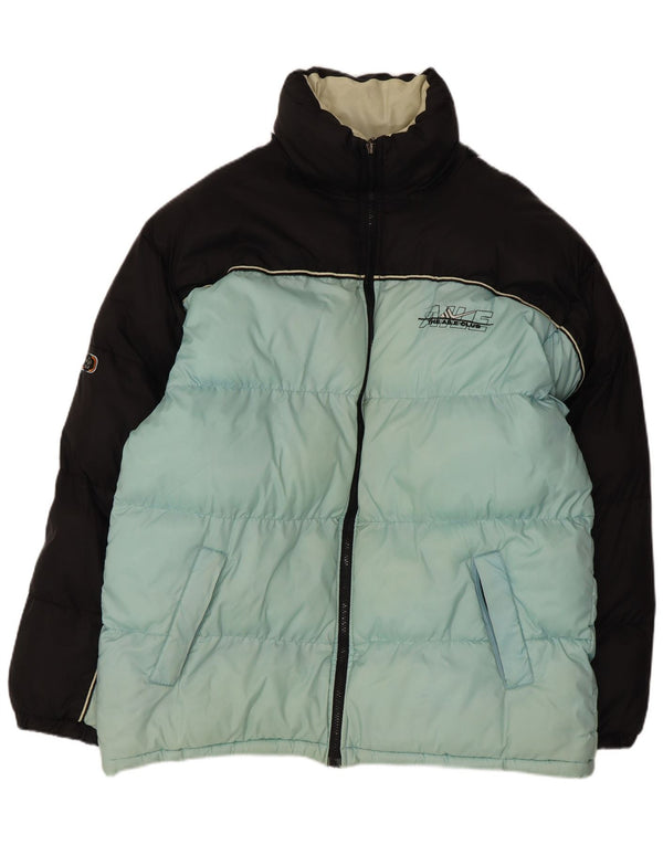 Vintage męska ocieplana kurtka UK 46 3XL w kolorze czarnym