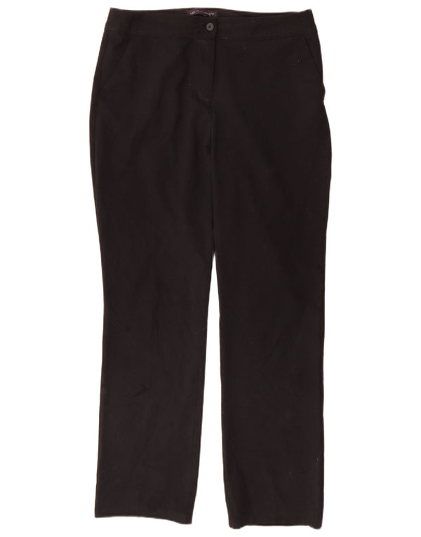 Damskie spodnie garniturowe Marks & Spencer UK 12 Medium W32 L31 Czarne