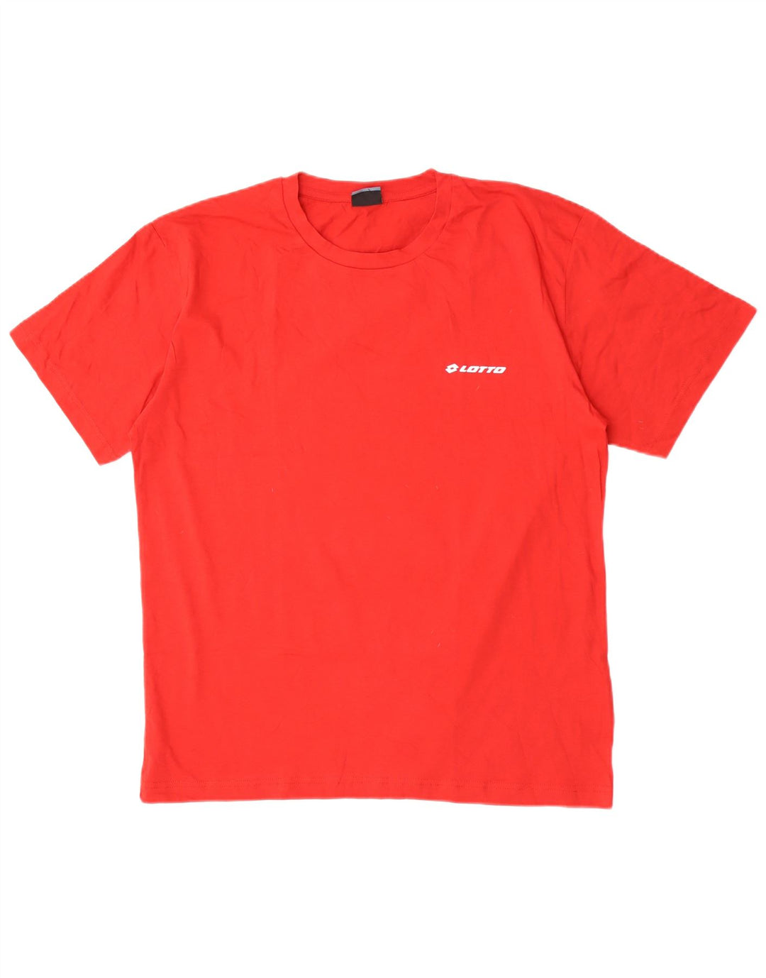 T-shirt męski Lotto Top XL, czerwony, bawełniany