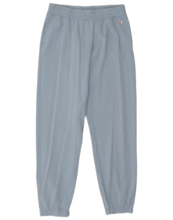 Spodnie dresowe damskie Champion Joggers UK 14, duże, niebieskie, bawełniane
