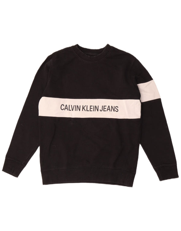 Męska bluza z grafiką Calvin Klein Jeans w kolorze średniej czerni