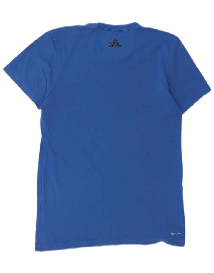 Męska koszulka Adidas Climalite Graphic Top Medium Blue