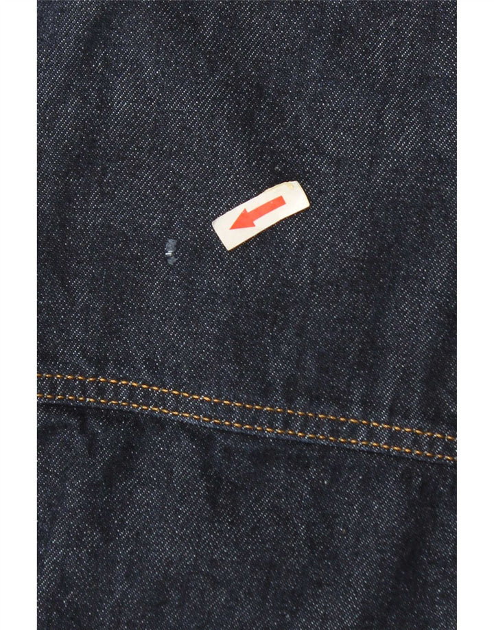 Męska kurtka dżinsowa Zara UK 42 XL, granatowa, poliestrowa