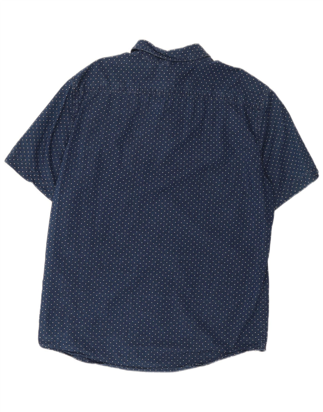 Koszula męska Levi's Standard z krótkim rękawem, średnia, granatowa, bawełniana w cętki