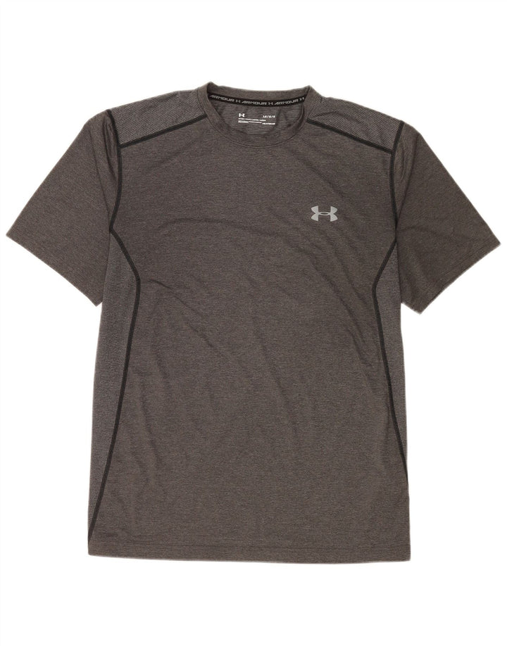 Męski t-shirt Under Armour Heat Gear, duży, szary, poliestrowy