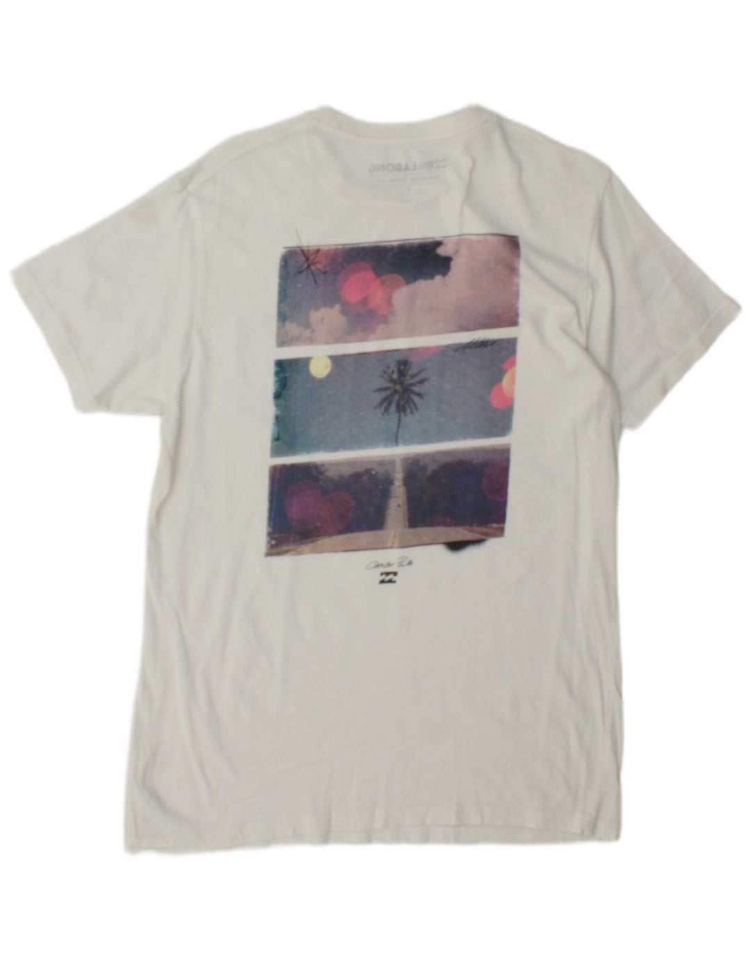 Męski T-shirt z grafiką Billabong, mały, biały