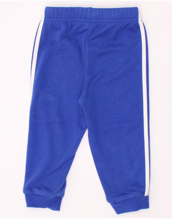 Spodnie dresowe Adidas Baby Boys Joggers 9-12 miesięcy, niebieska bawełna
