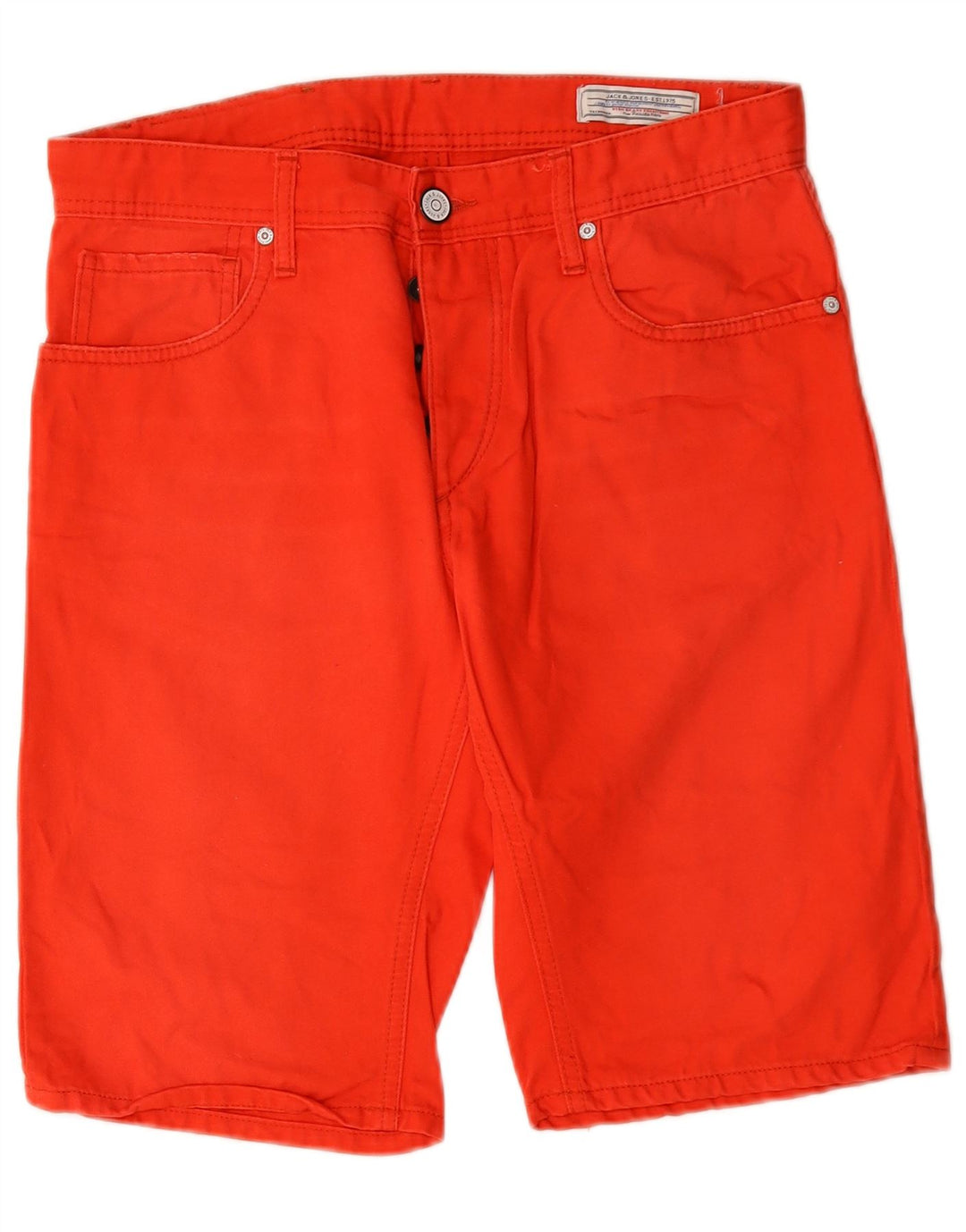 Męskie spodenki jeansowe Jack & Jones W32 w kolorze średniej czerwieni