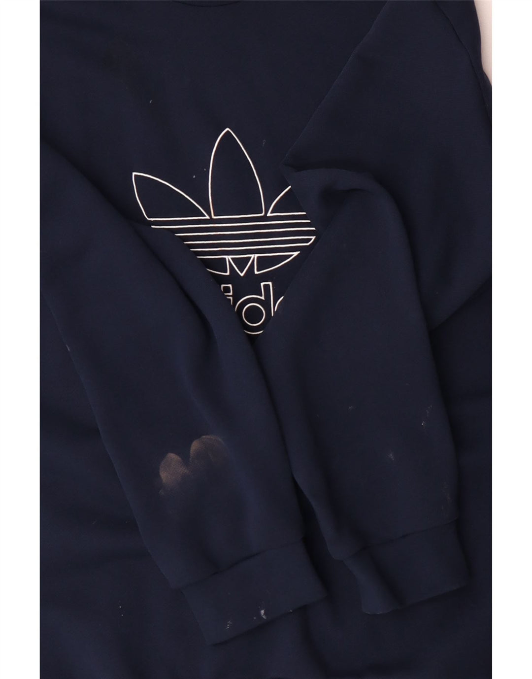 Męska bluza z grafiką ADIDAS XL, granatowa, bawełniana