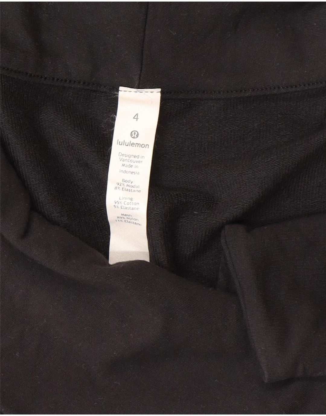 Damska kurtka dresowa Lululemon US 4, mała, czarna, modal