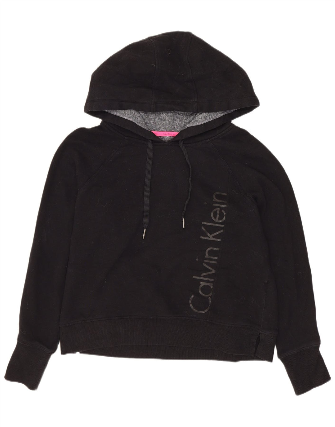 Damski sweter z kapturem CALVIN KLEIN Performance, UK 14, średni czarny