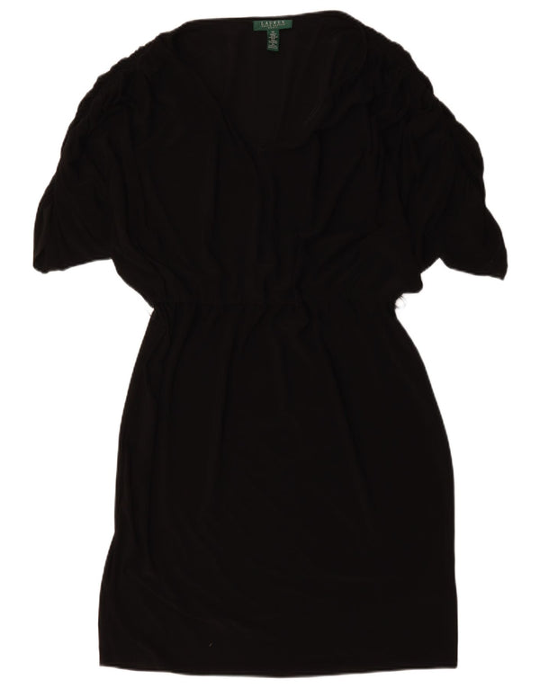 Damska sukienka płaszczowa Ralph Lauren US 14 XL, czarny poliester