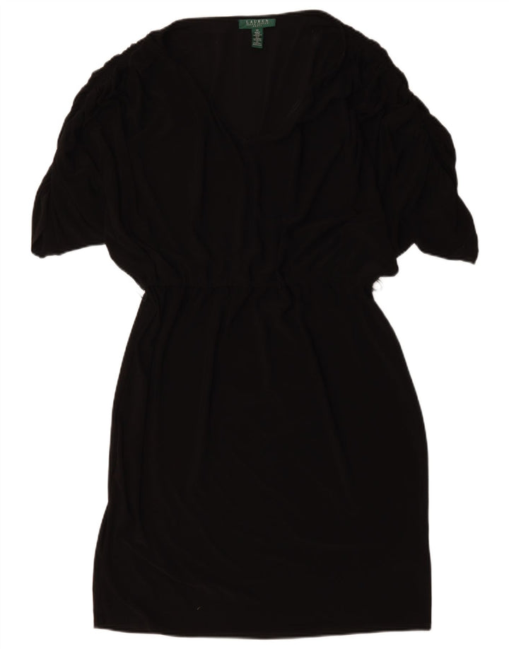 Damska sukienka płaszczowa Ralph Lauren US 14 XL, czarny poliester