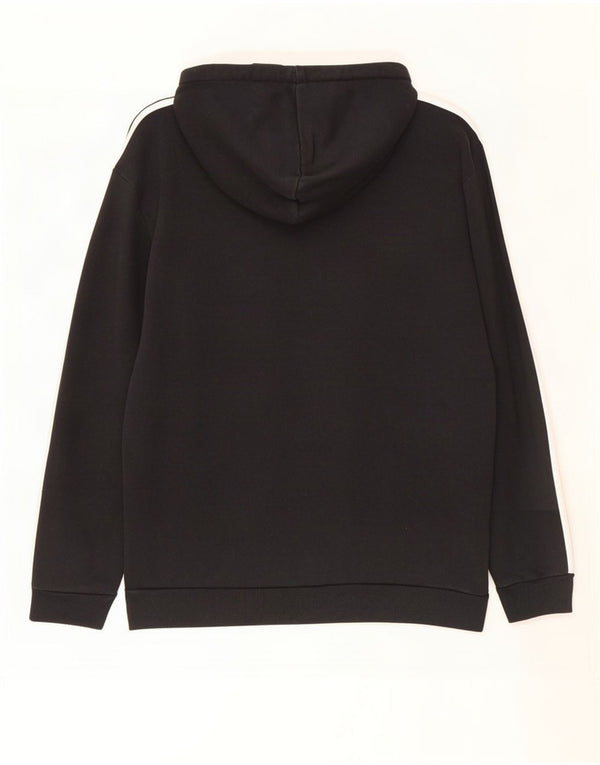 Adidas Męski sweter z kapturem, duży, czarny, bawełniany