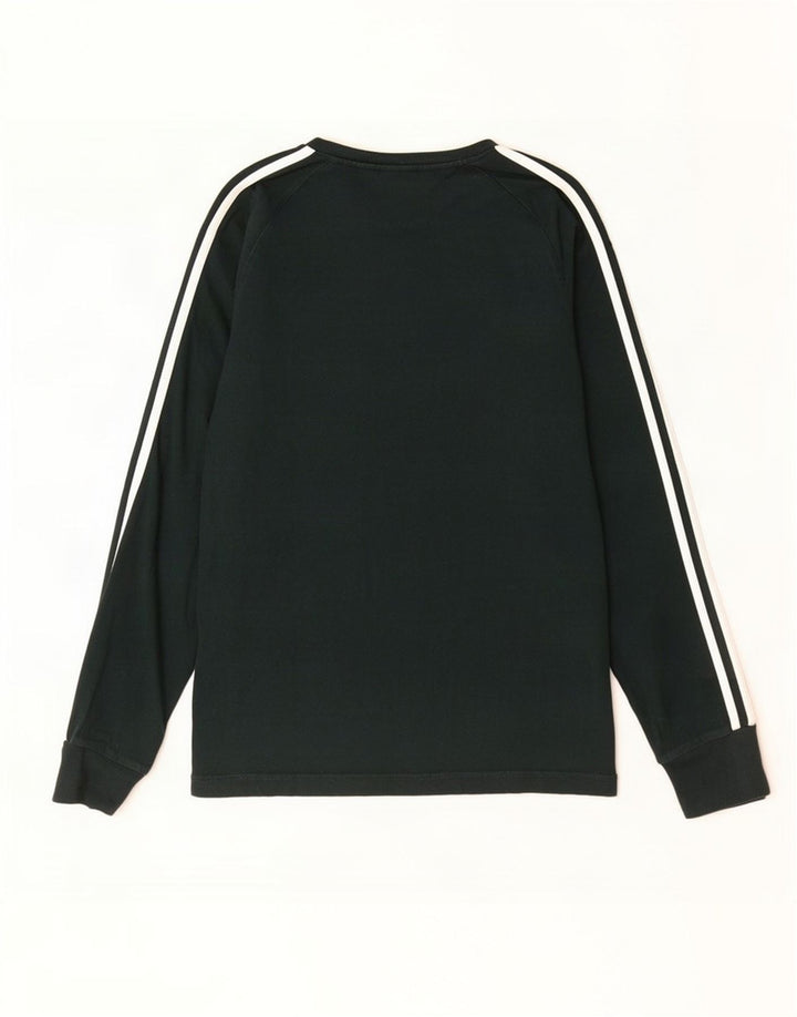 Męskie graficzne top Adidas z długim rękawem, średni zielony