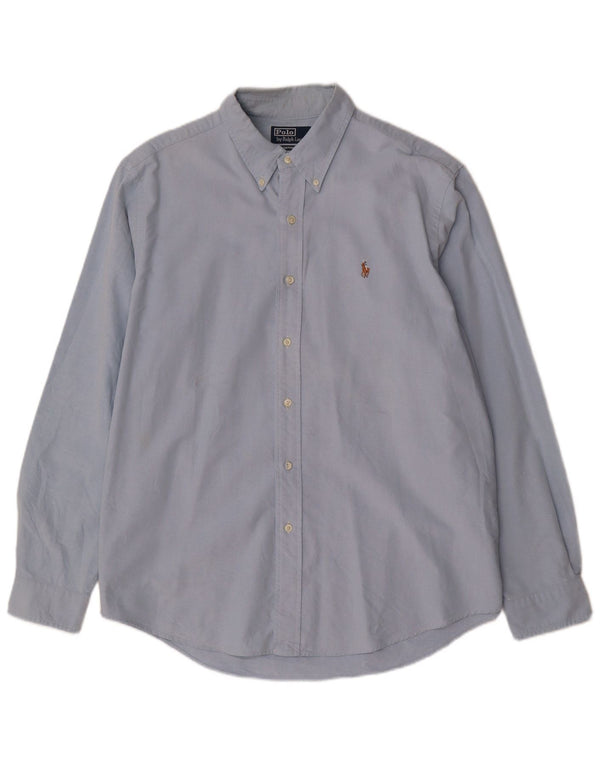 Polo Ralph Lauren Męska koszulka polo o dopasowanym kroju XL, niebieska, bawełniana