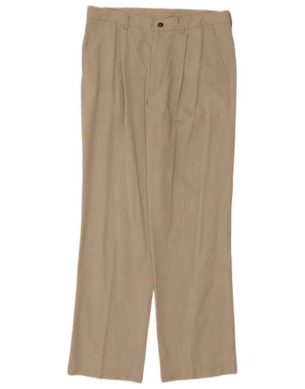 Męskie spodnie Chino Marks & Spencer W34 L31 Beżowy Lyocell