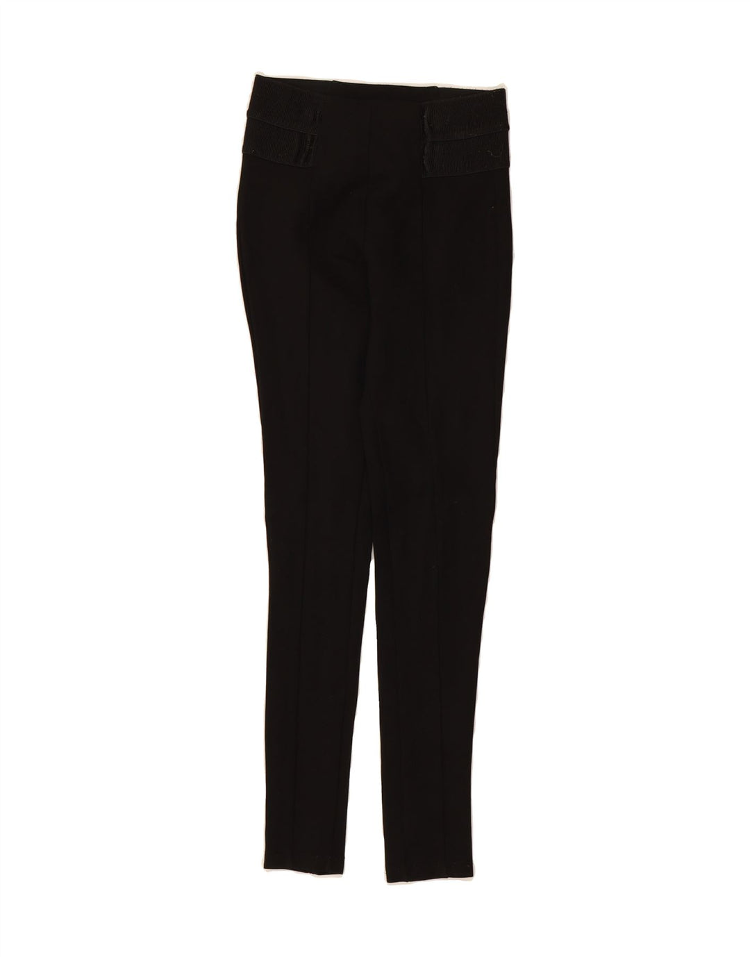 ZARA Womens Leggings UK 10 Small  Black Viscose Vintage Zara and Second-Hand Zara from Messina Hembry 