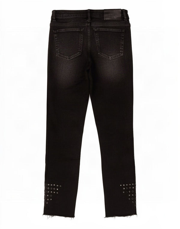 Damskie jeansy Zara Trafaluc Skinny EU 34 2XS W24 L27 Czarna bawełna