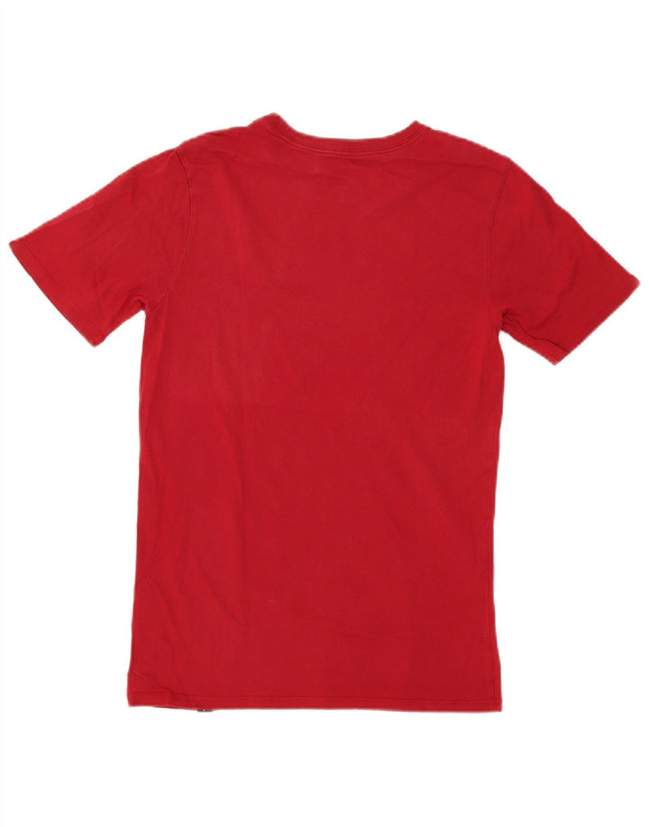 T-shirt męski Jordan, mały, czerwony, bawełniany