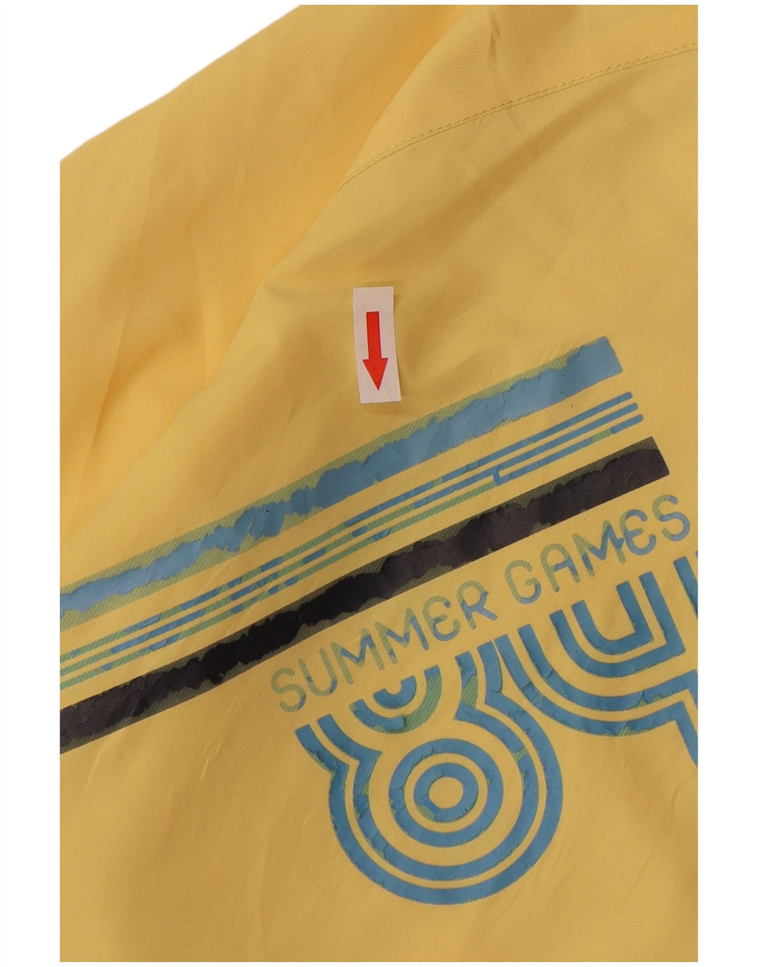 Damska kurtka przeciwdeszczowa NIKE Graphic UK 12, średni żółty nylon