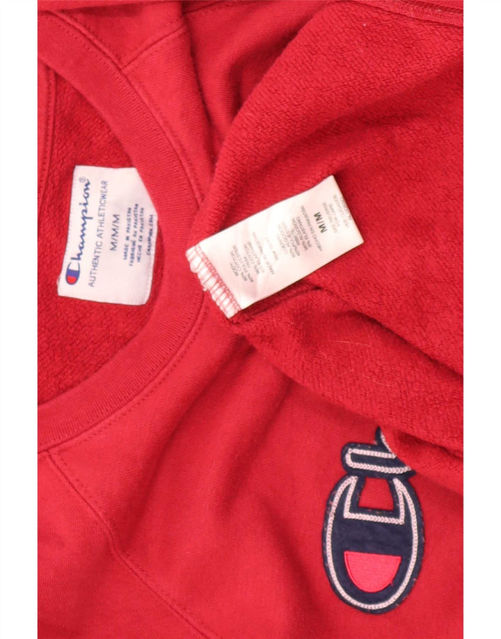 Męska bluza Champion Graphic o regularnym kroju, średnio czerwona, bawełniana