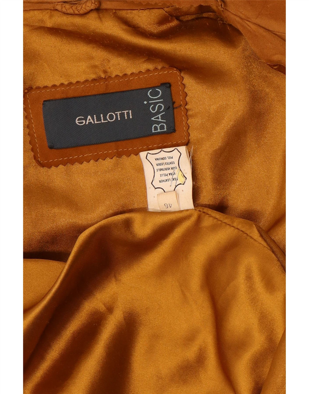 Zamszowy płaszcz damski Gallotti EU 46 XL, beżowa skóra