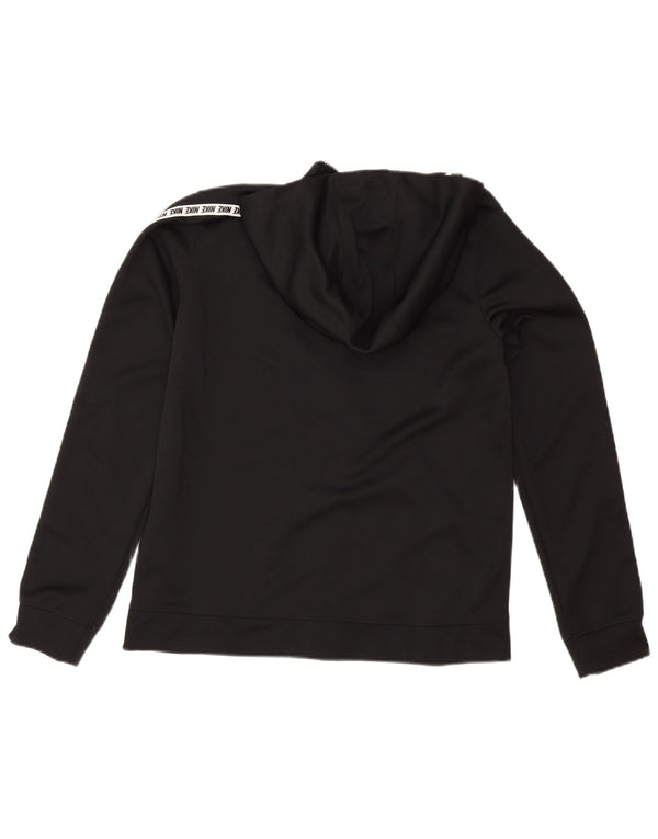 Chłopięcy sweter z kapturem i zamkiem błyskawicznym Nike 13-14 lat XL, czarny, blok kolorów