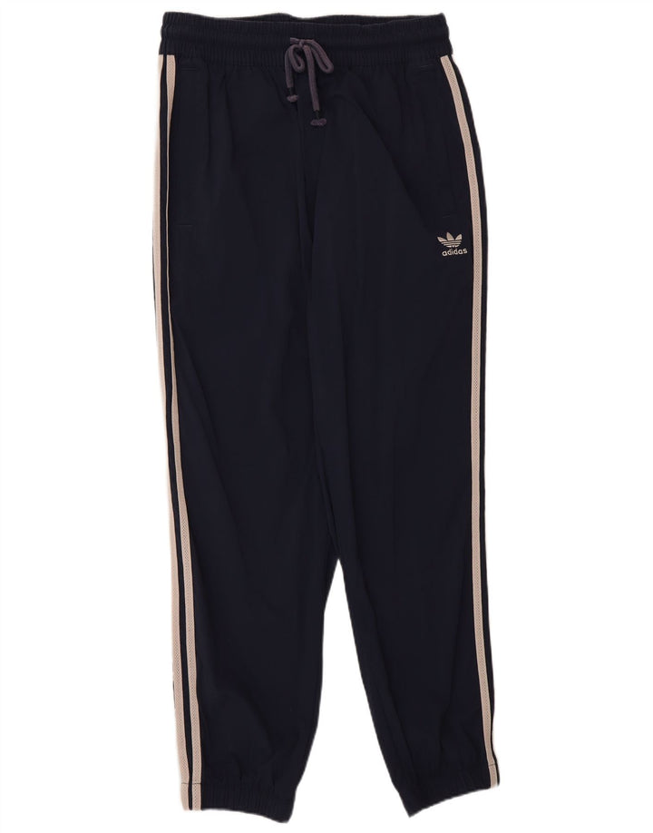 Adidas Męskie spodnie dresowe Joggery Średni granatowy poliester
