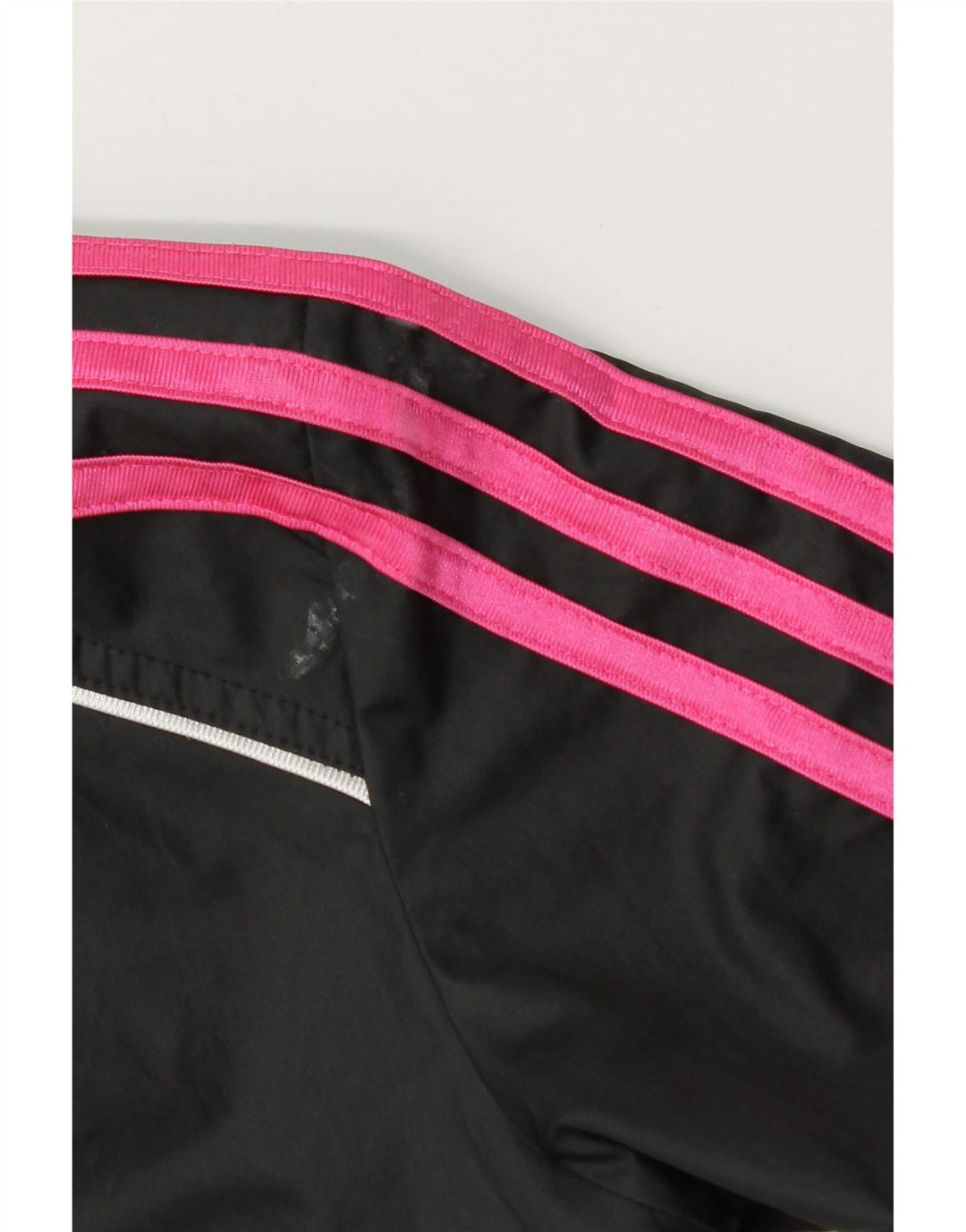 Kurtka dziewczęca Adidas z graficznym dresem, 9-10 lat, czarny poliester
