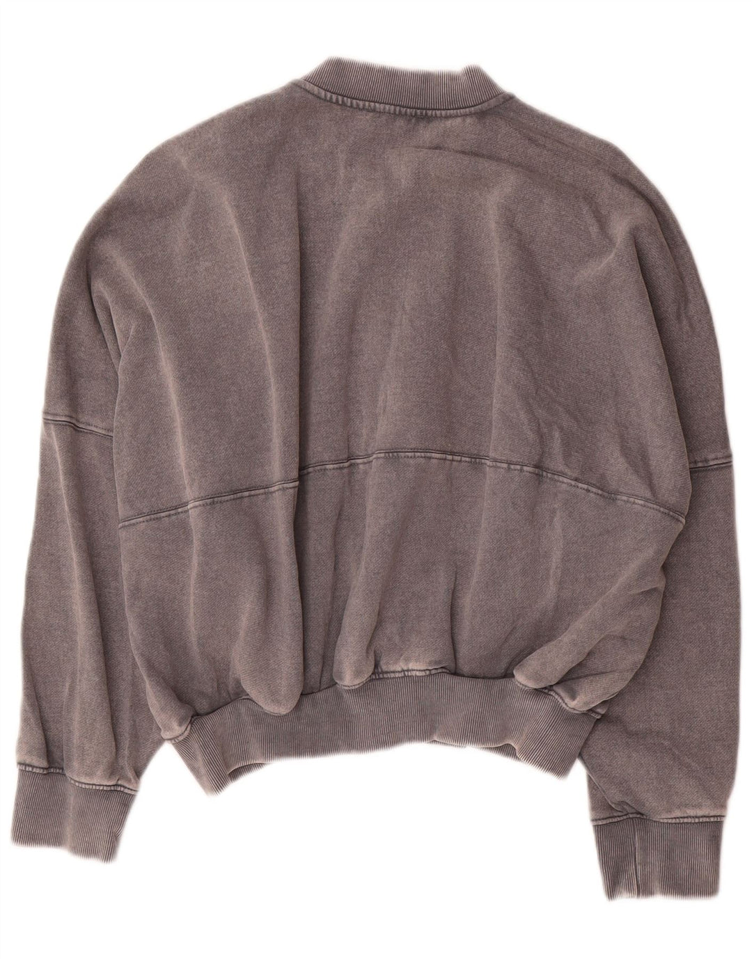 Damska bluza dresowa Zara Crop Oversize UK 10, mała, szara bawełna