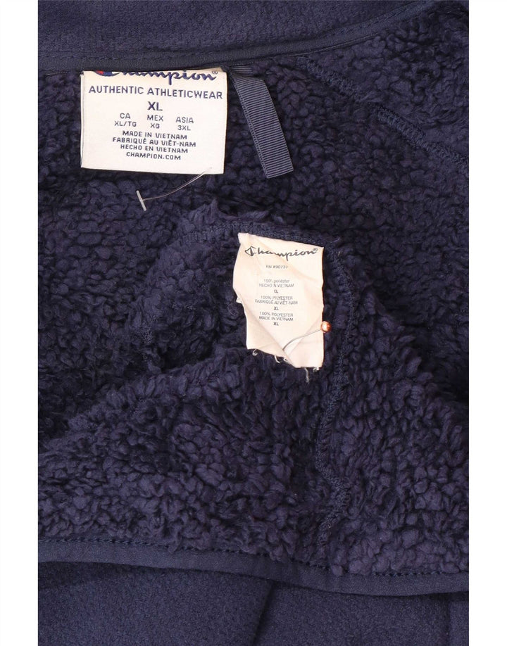 Męska kurtka Champion Sherpa UK 42 XL, granatowa, poliestrowa