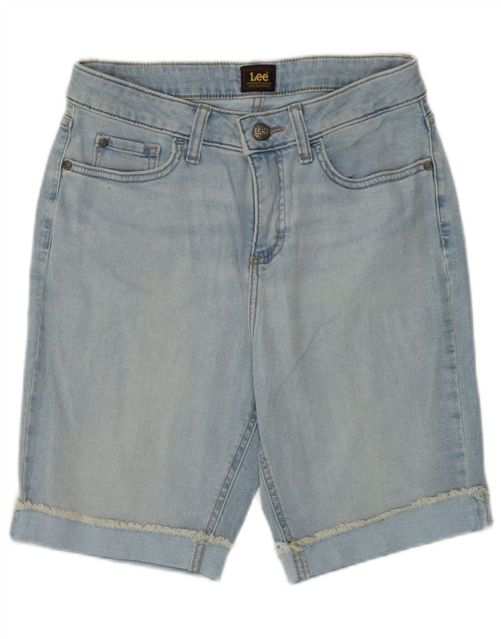 Damskie spodenki jeansowe Lee US 6 Medium W28, niebieska bawełna