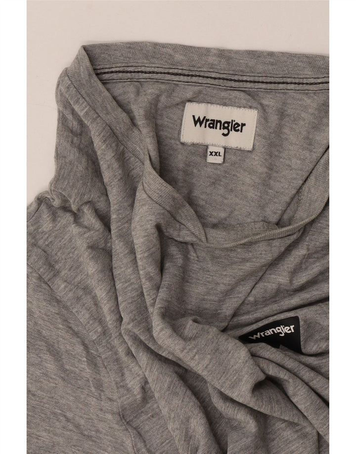Męski T-shirt Wrangler Top 2XL Szary