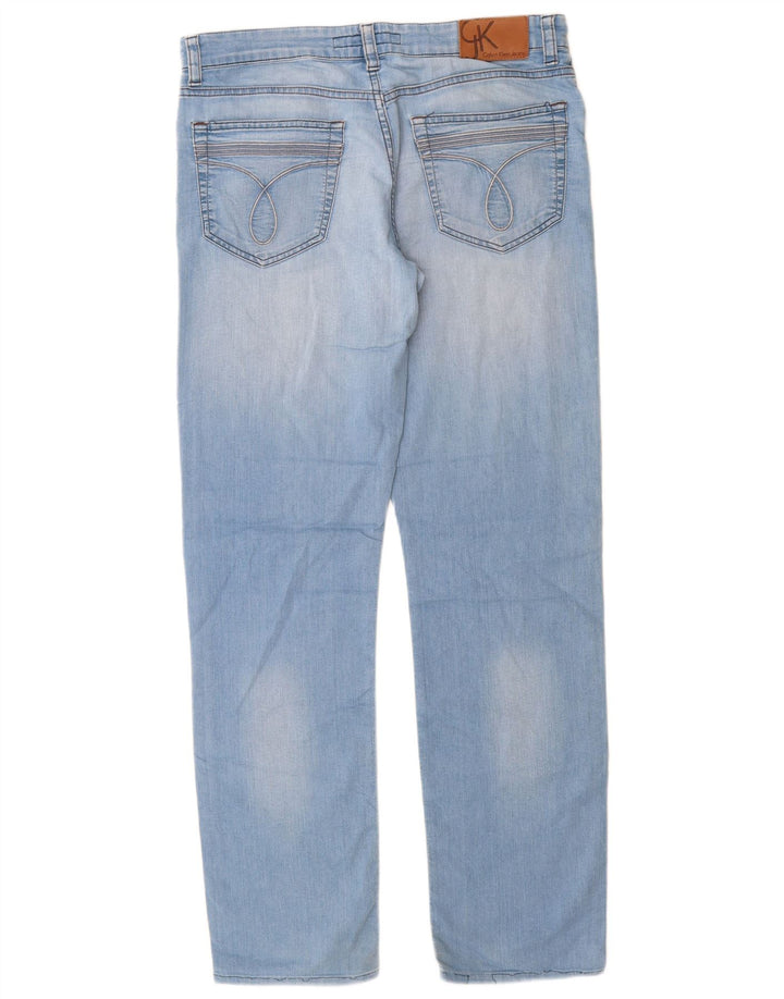 Damskie dżinsy Calvin Klein W34 L32 Niebieskie bawełniane