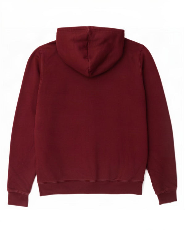 Męska bluza z kapturem Adidas, średnia, bordowa bawełna