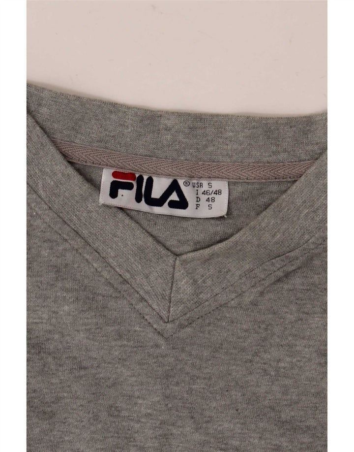 T-shirt męski Fila Top IT 46/48 Small Grey Flecked