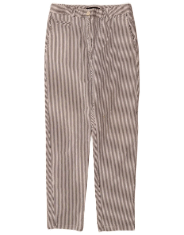 Damskie spodnie Chino Marks & Spencer UK 8 Small W28 L30 Białe prążki