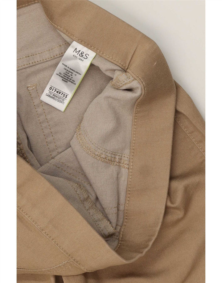 Krótkie jeansy damskie Marks & Spencer UK 12 Medium W30 L26 Khaki