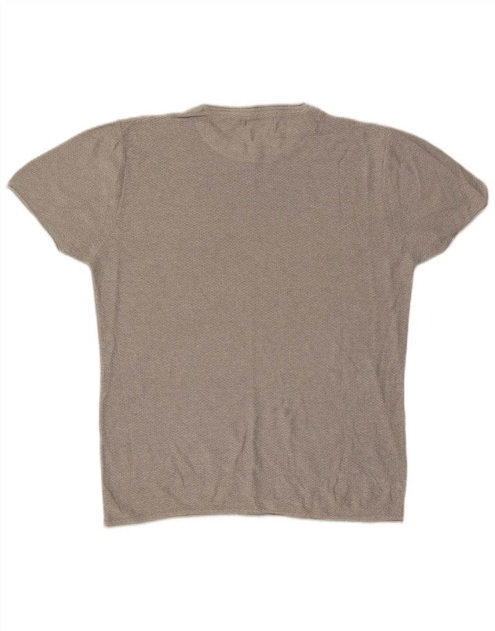 Męski T-shirt ZARA, duży, szary