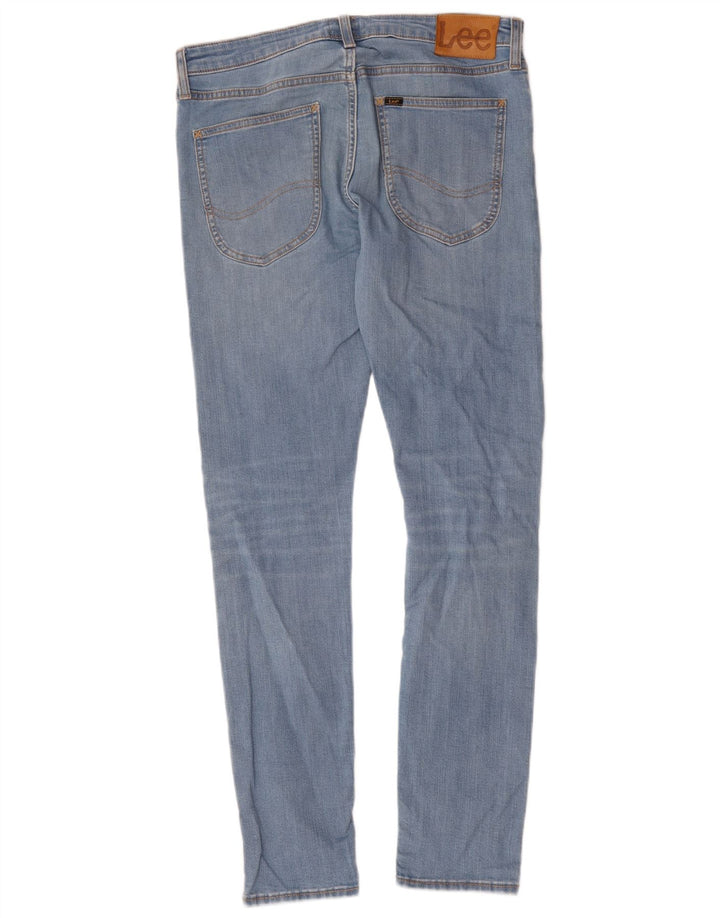 Damskie jeansy Lee Malone Skinny W33 L32 Niebieskie bawełniane