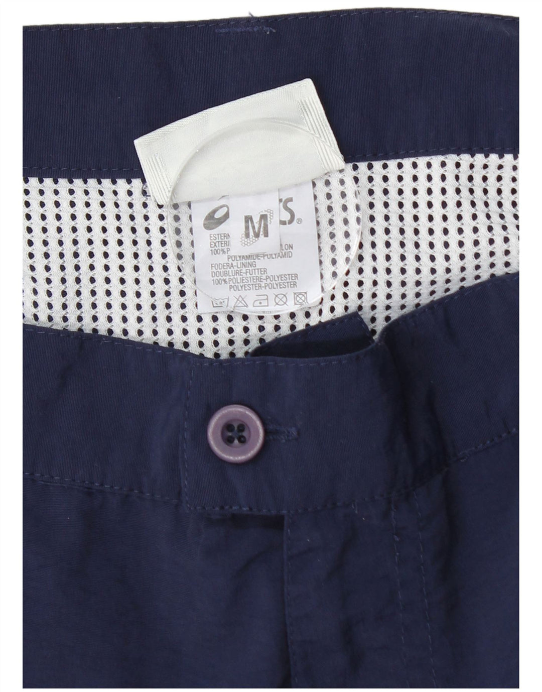 Damskie spodenki Chino ASICS Medium W28 Granatowy poliamid