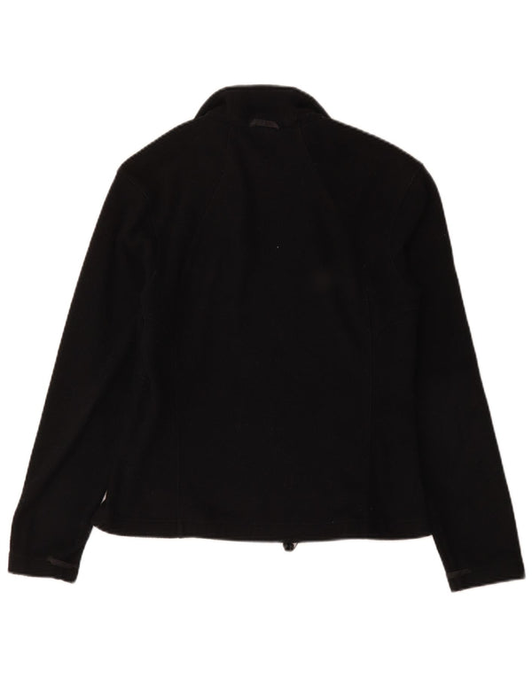 Damska kurtka polarowa Jack Wolfskin UK 10, mała, czarna, poliestrowa