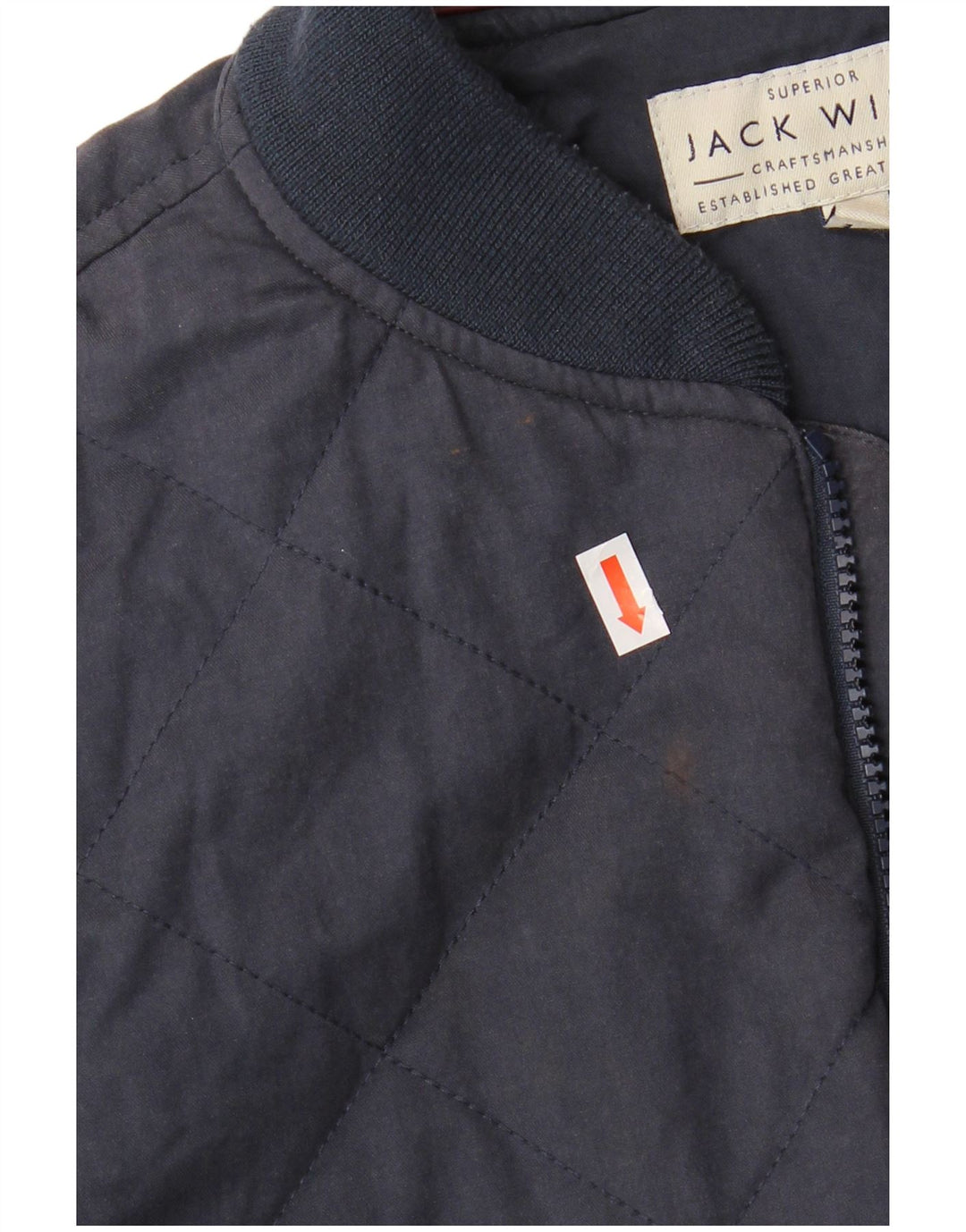 Męska kurtka bomberka JACK WILLS UK 36, mała, granatowa, bawełniana