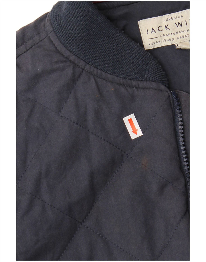 Męska kurtka bomberka JACK WILLS UK 36, mała, granatowa, bawełniana