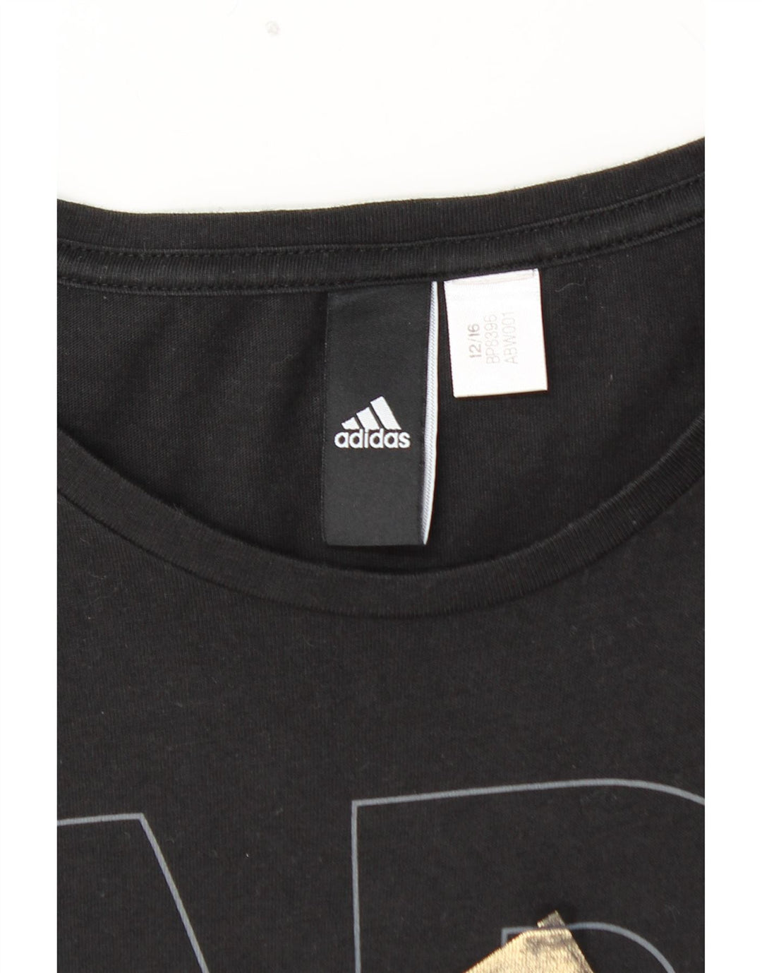 Damska koszulka z grafiką ADIDAS Top UK 12 Medium Black