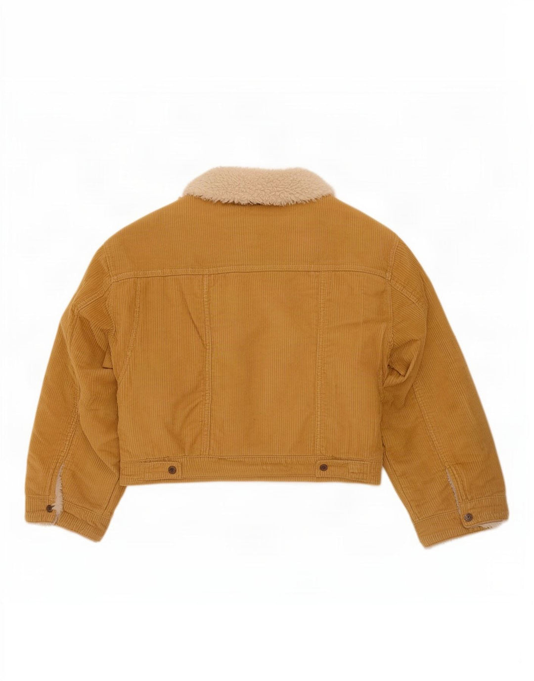 Damska kurtka sztruksowa Levi's Oversized Crop Sherpa UK 10 Small Beige