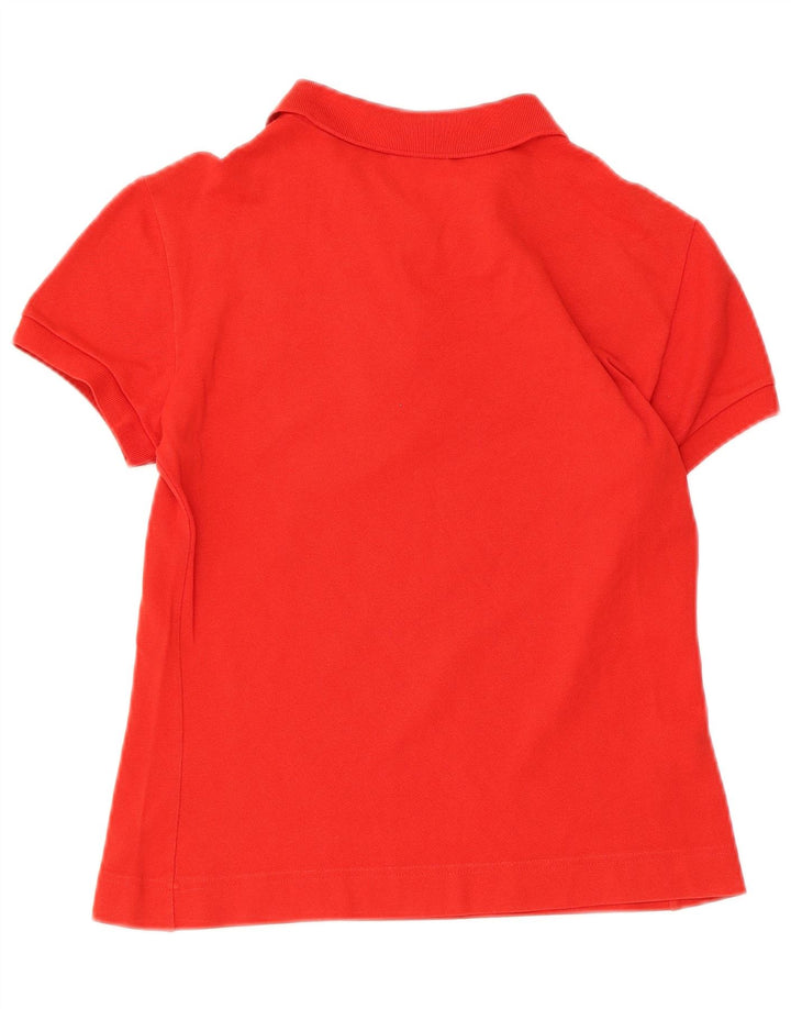 Damska koszulka polo Lacoste rozmiar 42, duża czerwona