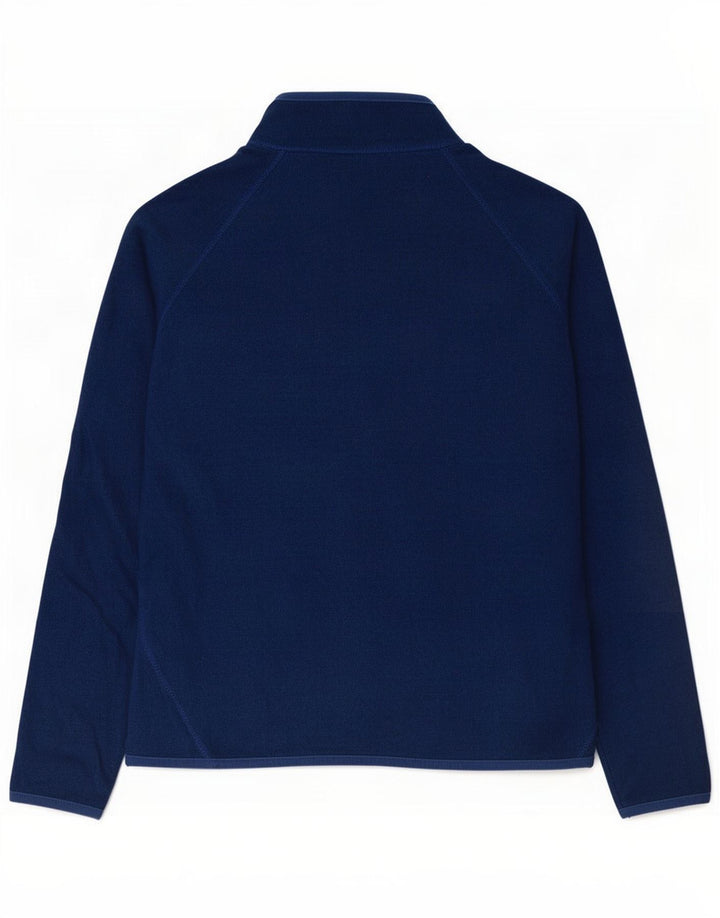 Eddie Bauer Damska bluza dresowa Top Jacket UK 14 Medium Blue Polyester