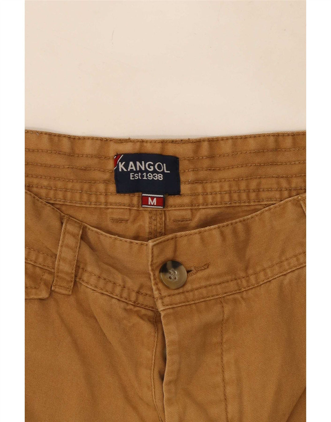 Męskie spodenki chino Kangol Medium W32 beżowe
